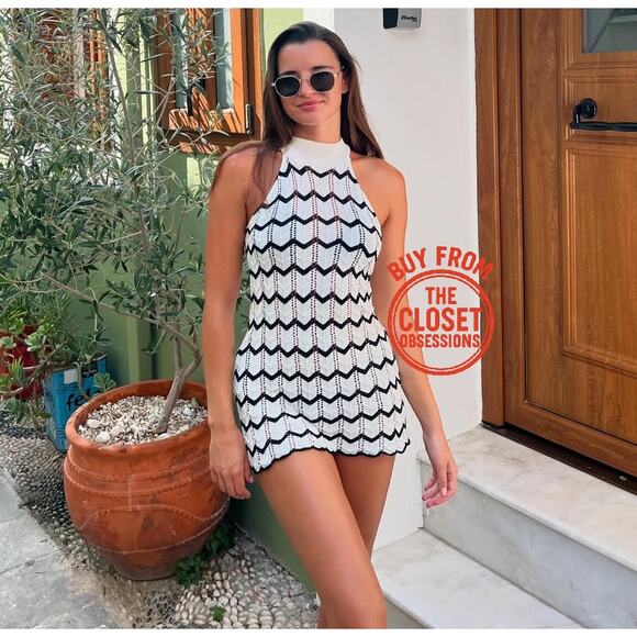 BLOGGER FAVE!!! ZARA Knit Mini Dress NWT - Picture 3 of 16